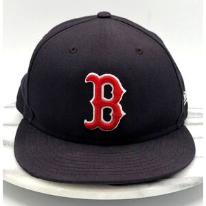 Boston Red Sox New‎ Era 59FIFTY Fitted Hat 7 3/8 Navy MLB On-Field